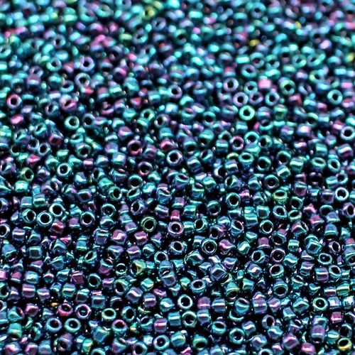 Toho Size 15 Seed Beads 5g Met. Dragonfly 3mm for jewellery making