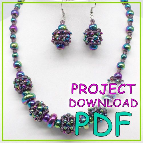 Hematite Erudite Beads PDF Download for jewellery making