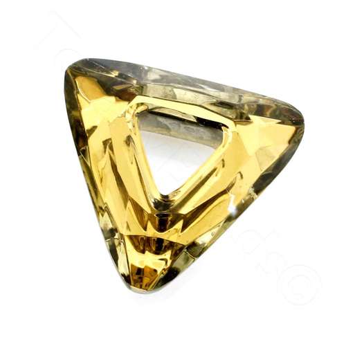 Crystal Pendant - Triangle 27mm - Coffee B