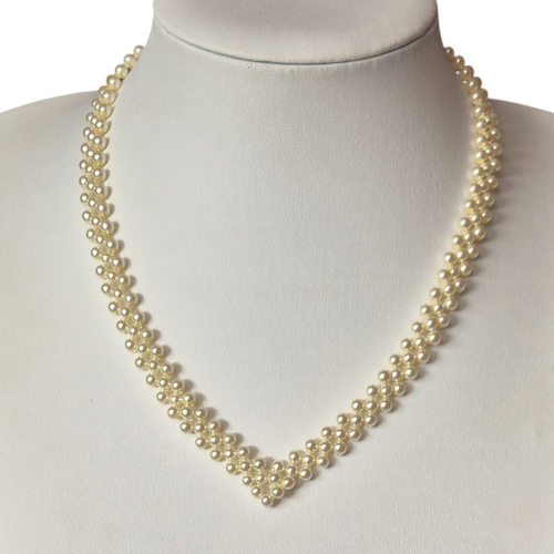 Lakshmi Pearl Necklace Light Peach for jewellery making