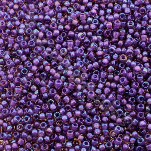 Toho Size 11 Seed Beads 10g - Inside Rainbow Rosaline Lilac