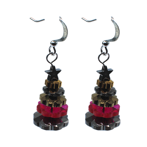 Margarita Christmas Tree Earrings Kit Mix 13 6mm for jewellery making