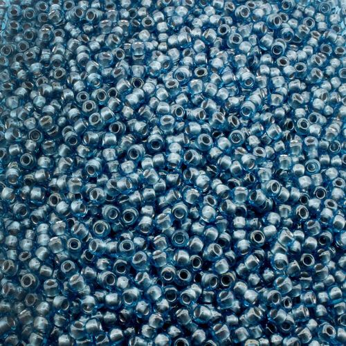 Toho Size 8 Seed Beads 10g Inside Aqua Tin 2mm for jewellery making