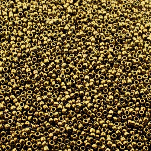 Toho Size 15 Seed Beads 5g Antique Bronze 3mm for jewellery making