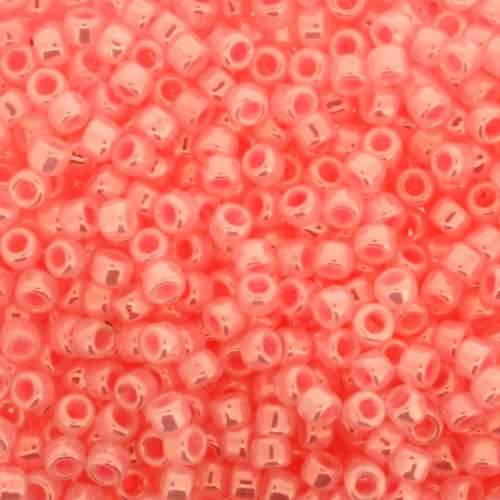 Toho Size 8 Seed Beads 10g - Dyed Ceylon Baby Pink