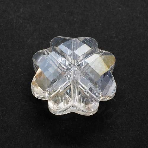 17mm crystal beads crystal ab — AB finish, faceted for jewelry making and beadwork