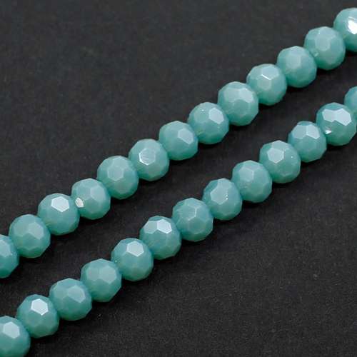 3mm crystal beads sage green opal — faceted for jewelry making and beadwork
