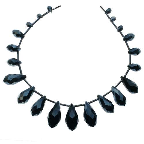 crystal beads hematite plate — faceted for jewelry making and beadwork