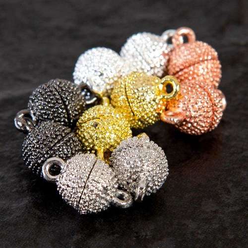 Magnetic Clasp 8mm Spotted - 10 Pack