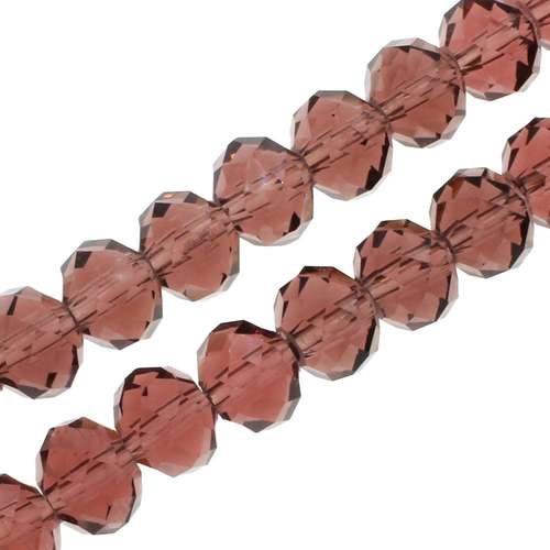 8mm crystal beads amethyst, pack of 70 — faceted for jewelry making and beadwork