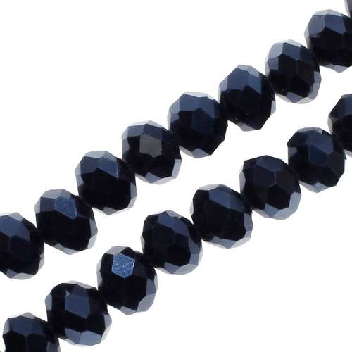 8mm crystal beads hematite, pack of 70 — faceted for jewelry making and beadwork