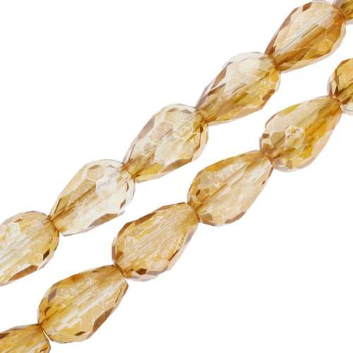 11mm crystal beads burnt orange — faceted for jewelry making and beadwork