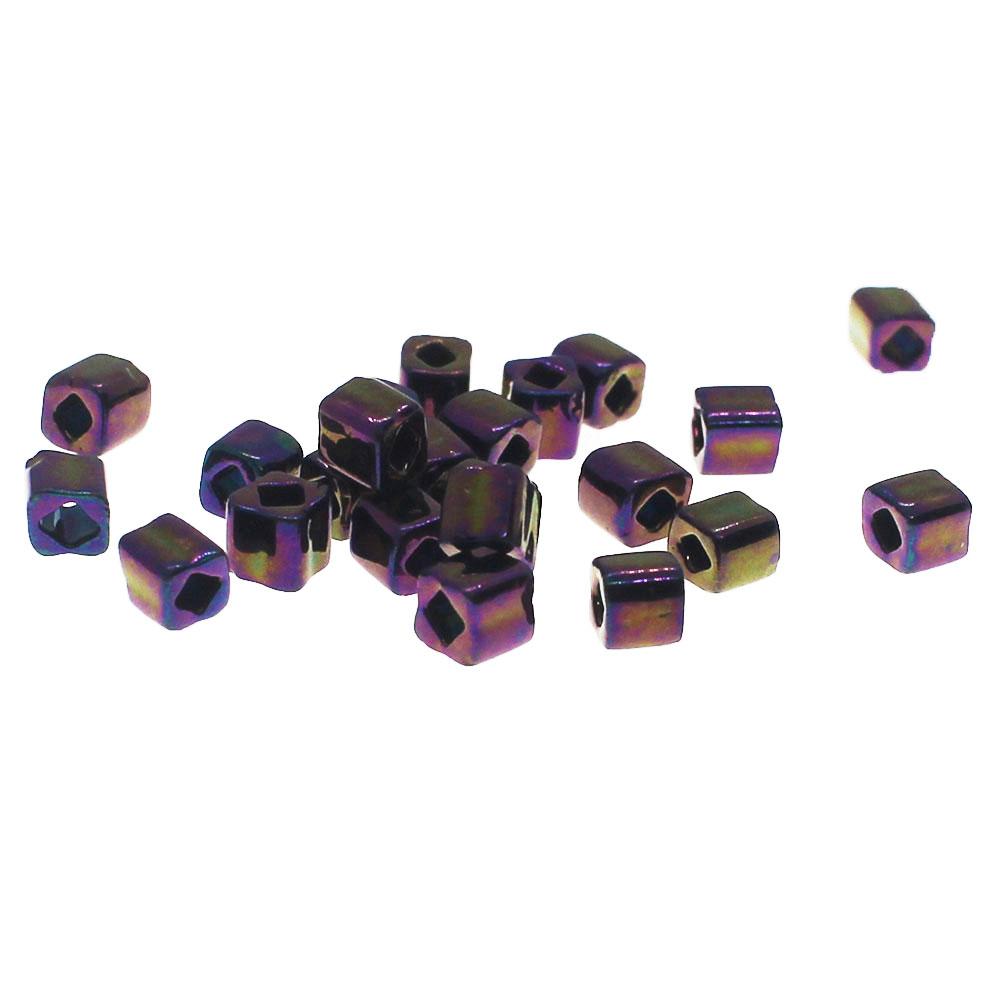 Toho Cubes 4mm 10g - Metallic Iris Purple