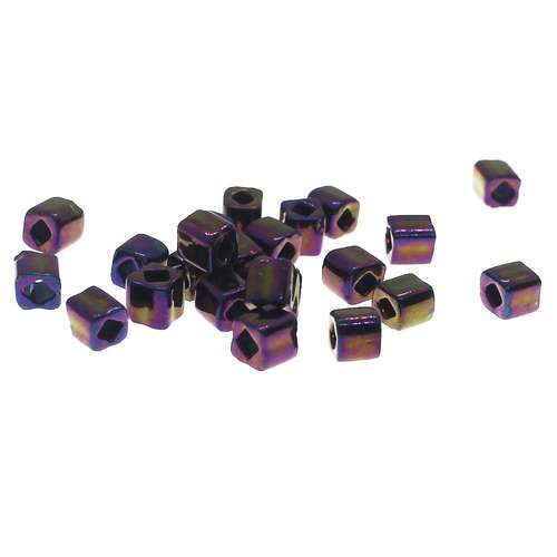 Toho Cubes 4mm 10g - Metallic Iris Purple