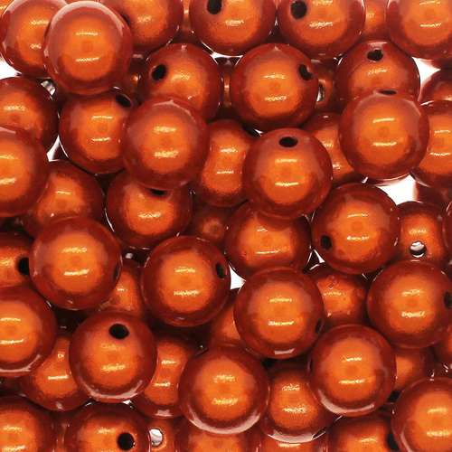 12mm Miracle acrylic round beads 12mm round orange 25pcs — pack of 25, reflective 3D-effect beads ideal for jewelry making, crafts, and d…