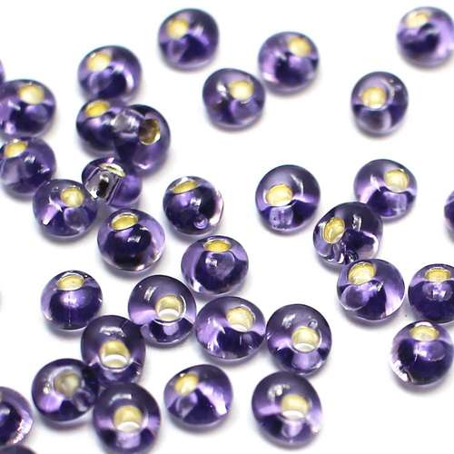 Toho Magatama Beads 3mm 10g - Silver Tanzanite