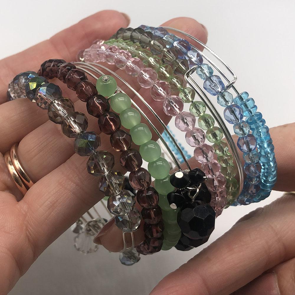 Adjustable Memory Wire Bangles Make 40