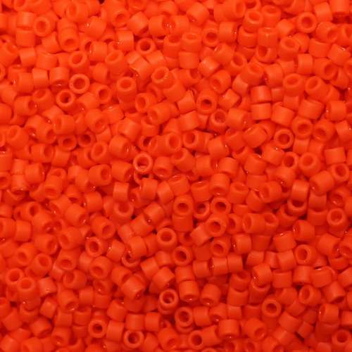 Toho Treasure Size 11 5g - Opaque Frost Sunset Orange