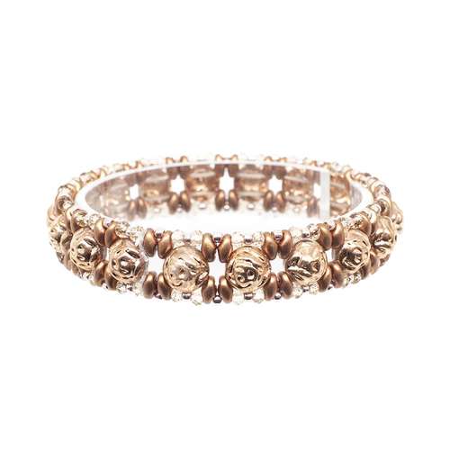 Caroline Rose Bracelet copper bracelet making kit — DIY set with beads and instructions for creating handmade jewelry