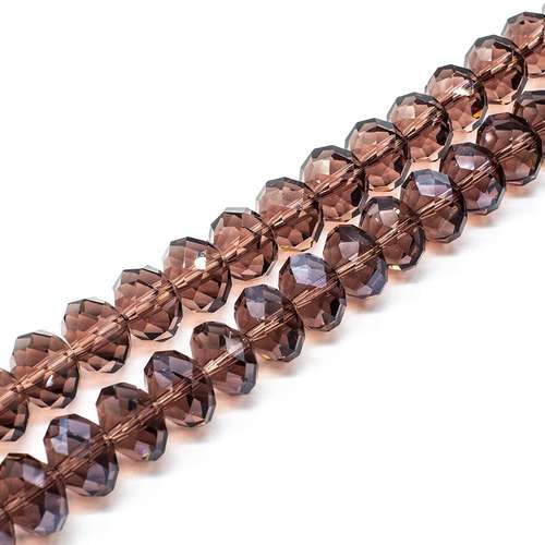 12mm crystal beads amethyst, pack of 20 — faceted for jewelry making and beadwork