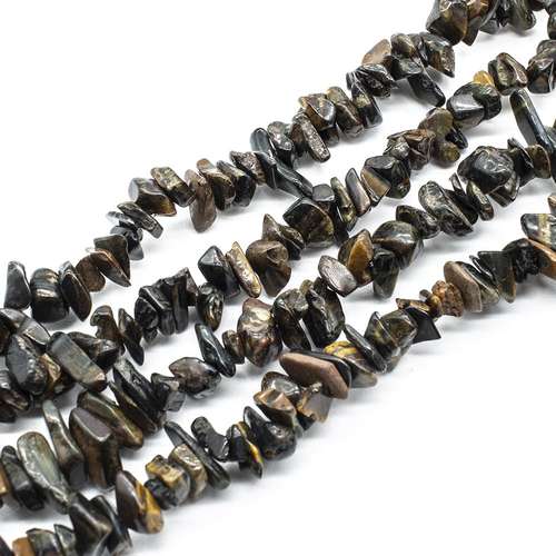 resin druzy bead blue tiger eye 32" string — sparkling cabochon-style stone ideal for jewelry making, pendants, and craft designs