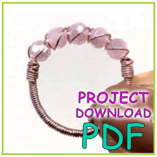 Wire Wrapped Rings Project Download - PDF Instructions