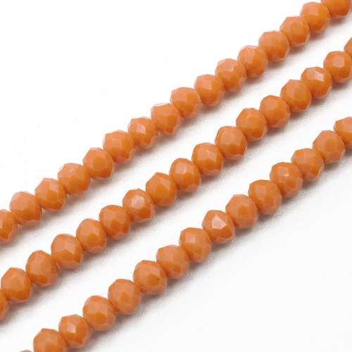 4mm crystal beads tan — faceted for jewelry making and beadwork