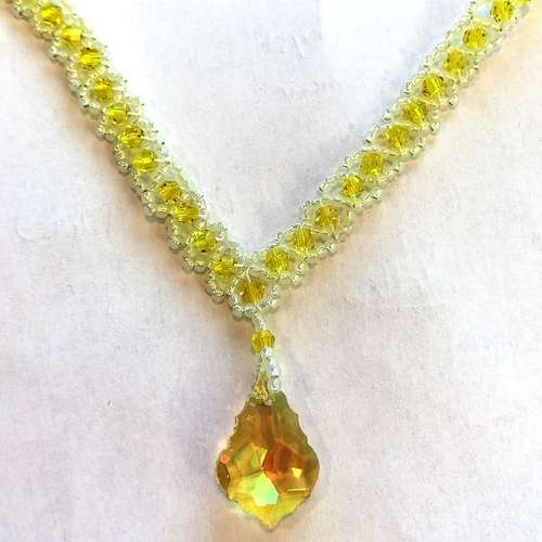 Sienna Necklace Bundle sunshine yellow necklace making kit — DIY set with beads and instructions for creating handmade jewelry