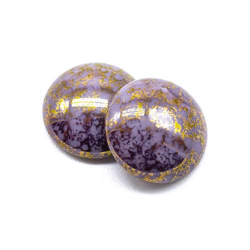 Par Puca Cabochon - 18mm - Opq Amethyst Bronze