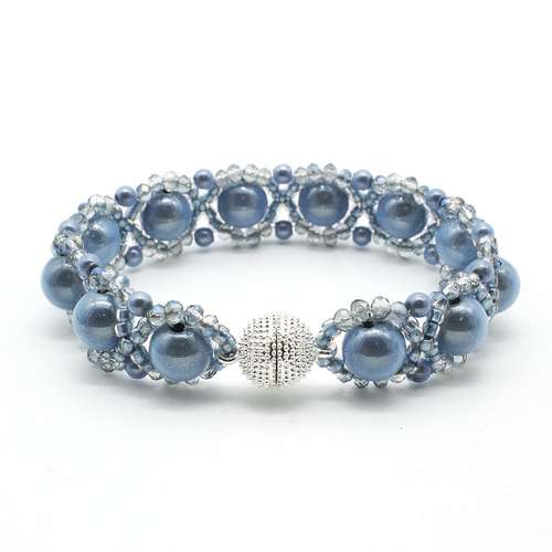 Lucy Miracle Bracelet sky blue bracelet making kit — DIY set with beads and instructions for creating handmade jewelry