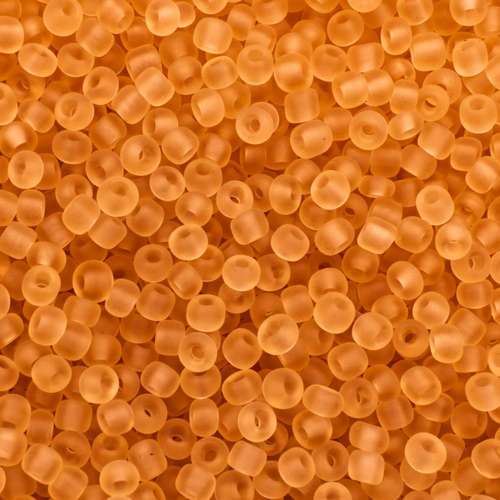size 8 FGB glass seed beads frosted sand — 50g pack, ideal for bead weaving, embroidery, and jewelry making