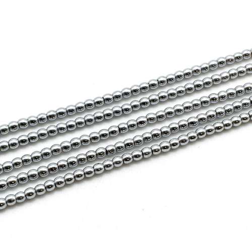 2mm hematite beads — for jewelry making, crafting, and beadwork projects