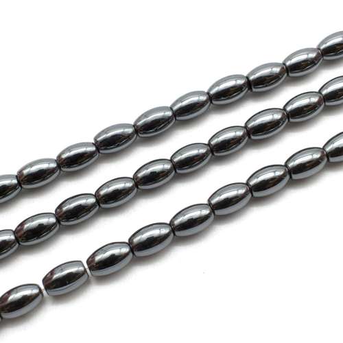 5x8mm hematite beads — for jewelry making, crafting, and beadwork projects