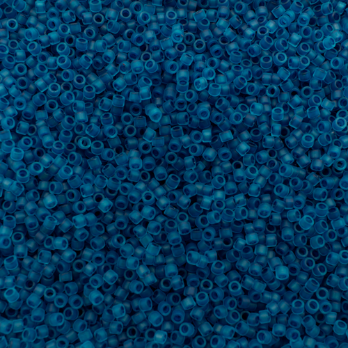 Toho Treasure Size 11 5g - Frosted Capri-Lined Aqua