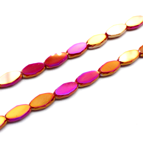 5mm crystal beads fire gold — faceted for jewelry making and beadwork