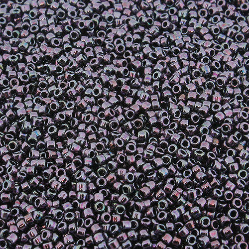 Toho Size 15 Seed Beads 10g - Met Amethyst Gun Metal