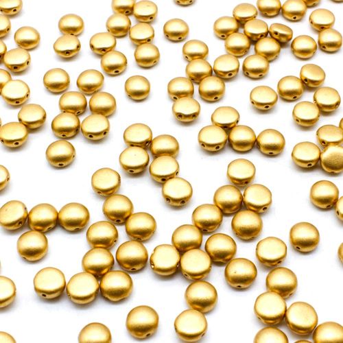 Preciosa Candy Beads 8mm 20pcs - Gold
