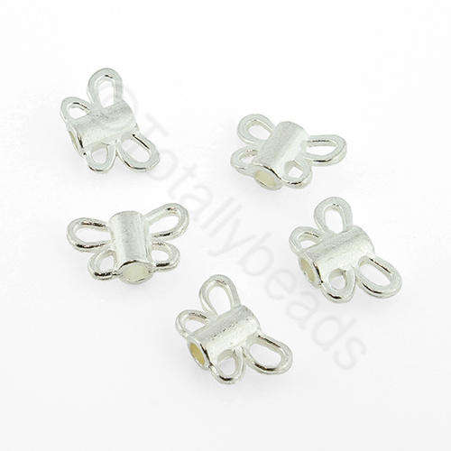 Silver Butterfly 11x7mm - Tube 30pcs