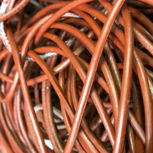 Leather Cord 3mm - Tan 1m length