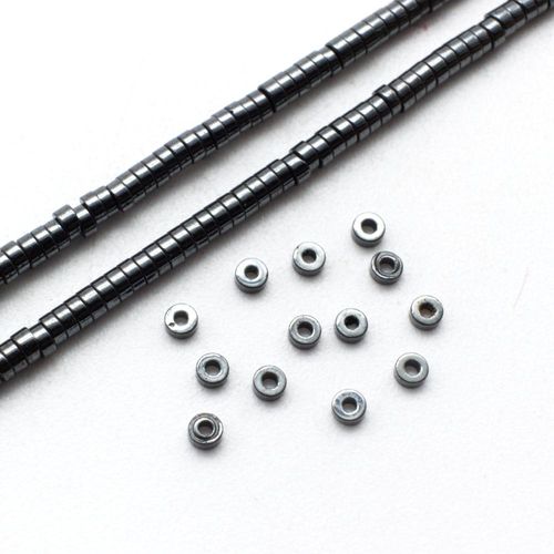 2mm hematite beads — for jewelry making, crafting, and beadwork projects