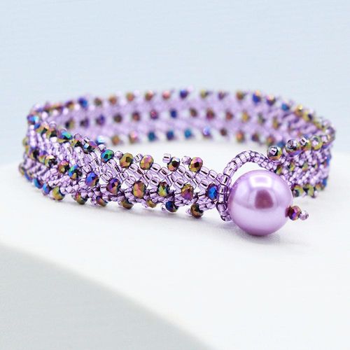 BC Week 12 2022 St Petersburg Bracelet Light Orchid 12mm for jewellery making