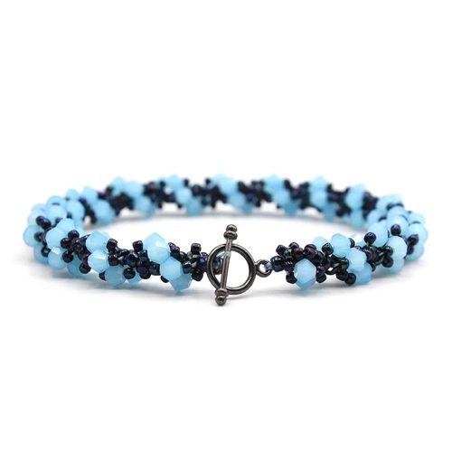 Seraphina Bracelet nebula bracelet making kit — DIY set with beads and instructions for creating handmade jewelry