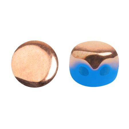 Kalos Puca Beads 10g - Frost Blue Lagoon Capri Gold