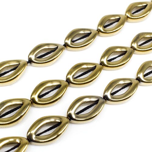 16mm hematite beads — for jewelry making, crafting, and beadwork projects