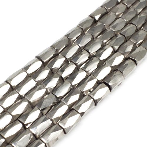 6x8mm hematite beads — for jewelry making, crafting, and beadwork projects