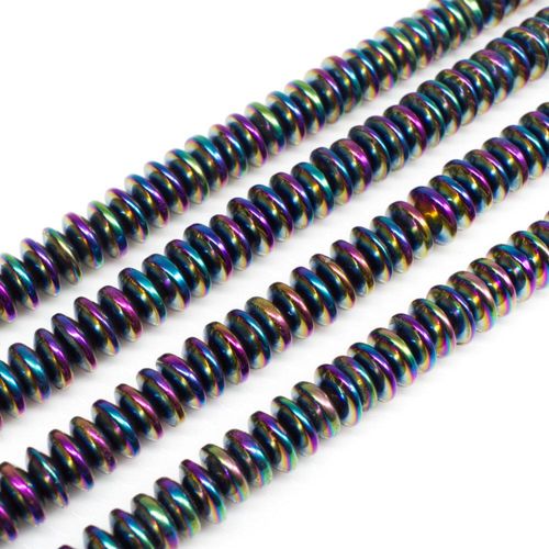 6mm hematite beads — for jewelry making, crafting, and beadwork projects
