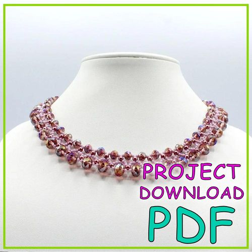 Christina Necklace PDF Download for jewellery making