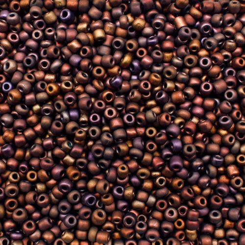 Seed Beads Frost Coffee Size 8 100g 3mm for jewellery making
