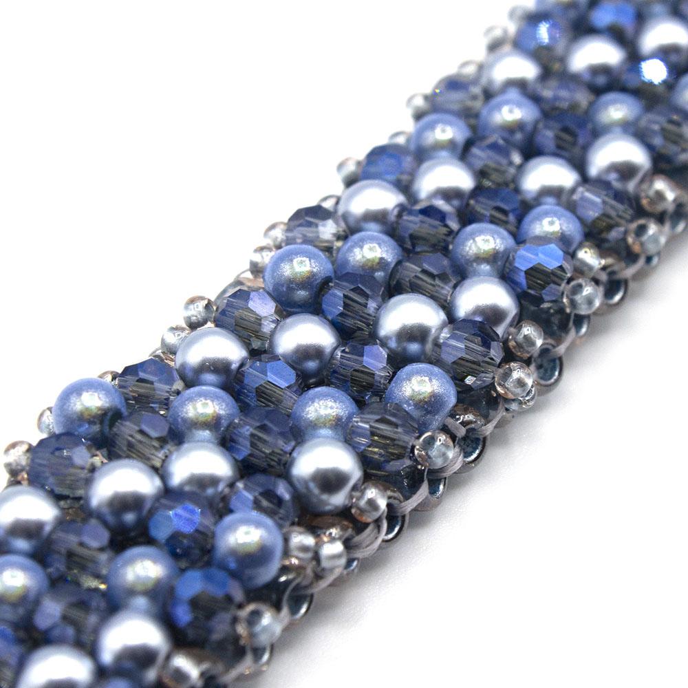 Aurelia Bracelet crystal lagoon bracelet making kit — DIY set with beads and instructions for creating handmade jewelry