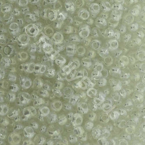 Seed Beads Transparent Luster Clear - Size 8 100g